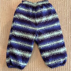 Patagonia reversible puff ball pants 2T